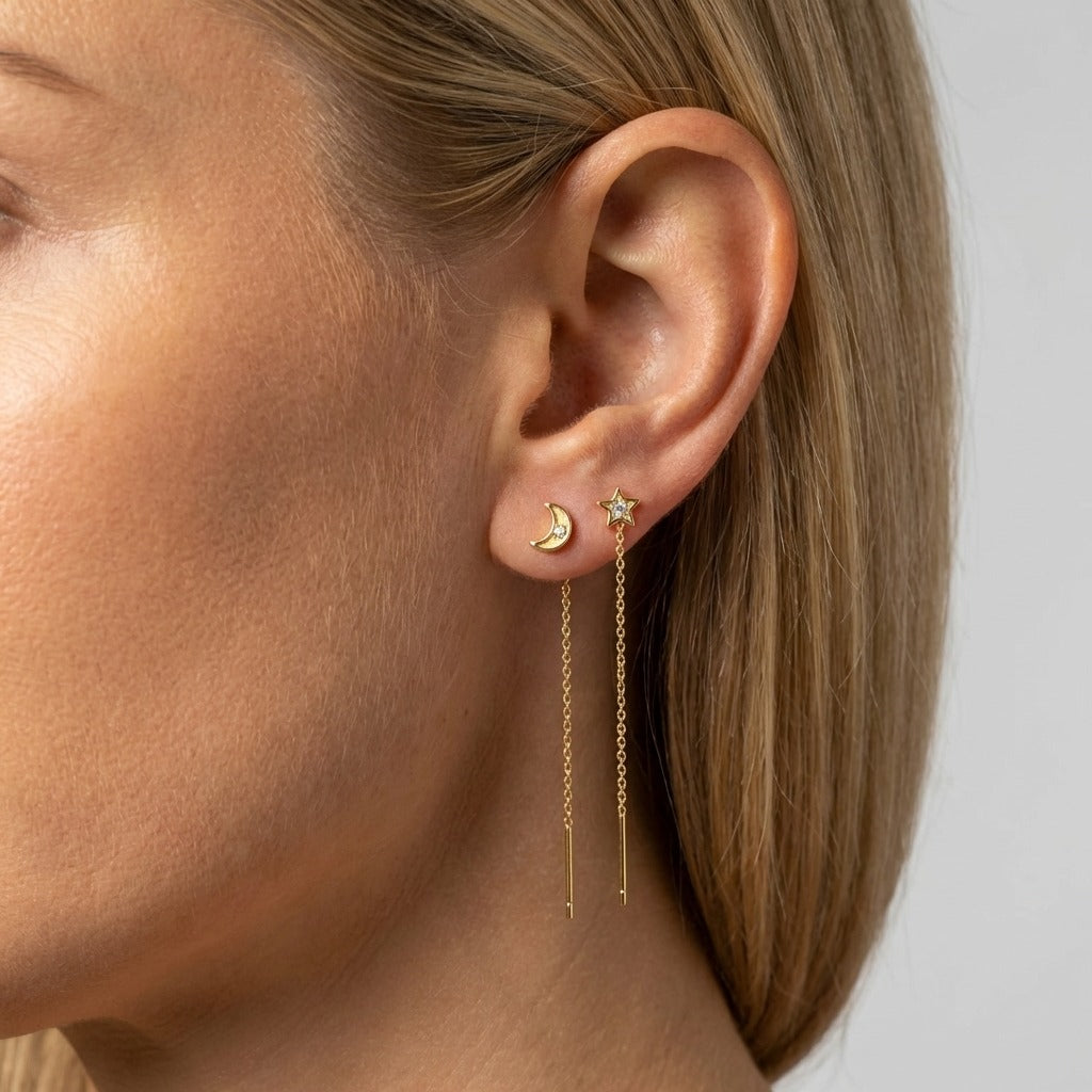 Camille Drop Chain Earrings