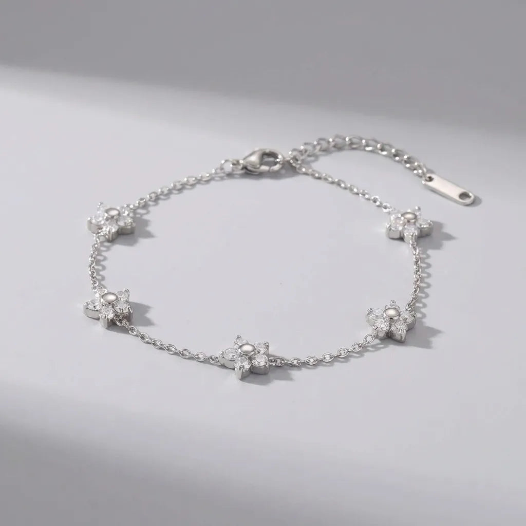 Mia Flower Crystal Bracelet