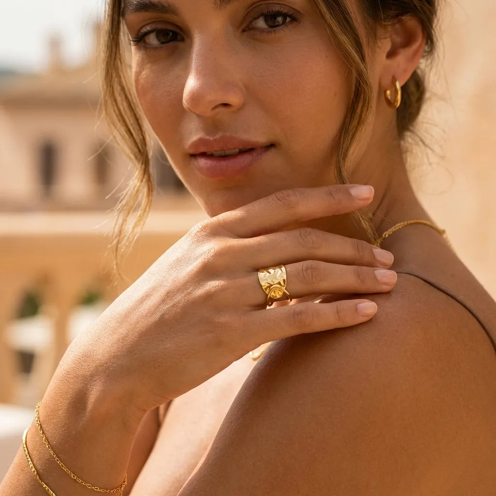 Mabel Gold Ring