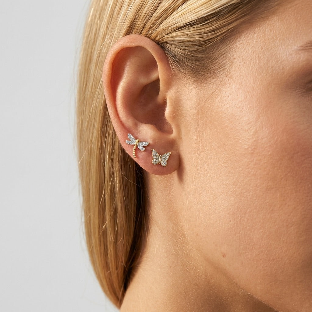 Camila Dragonfly Stud Earrings