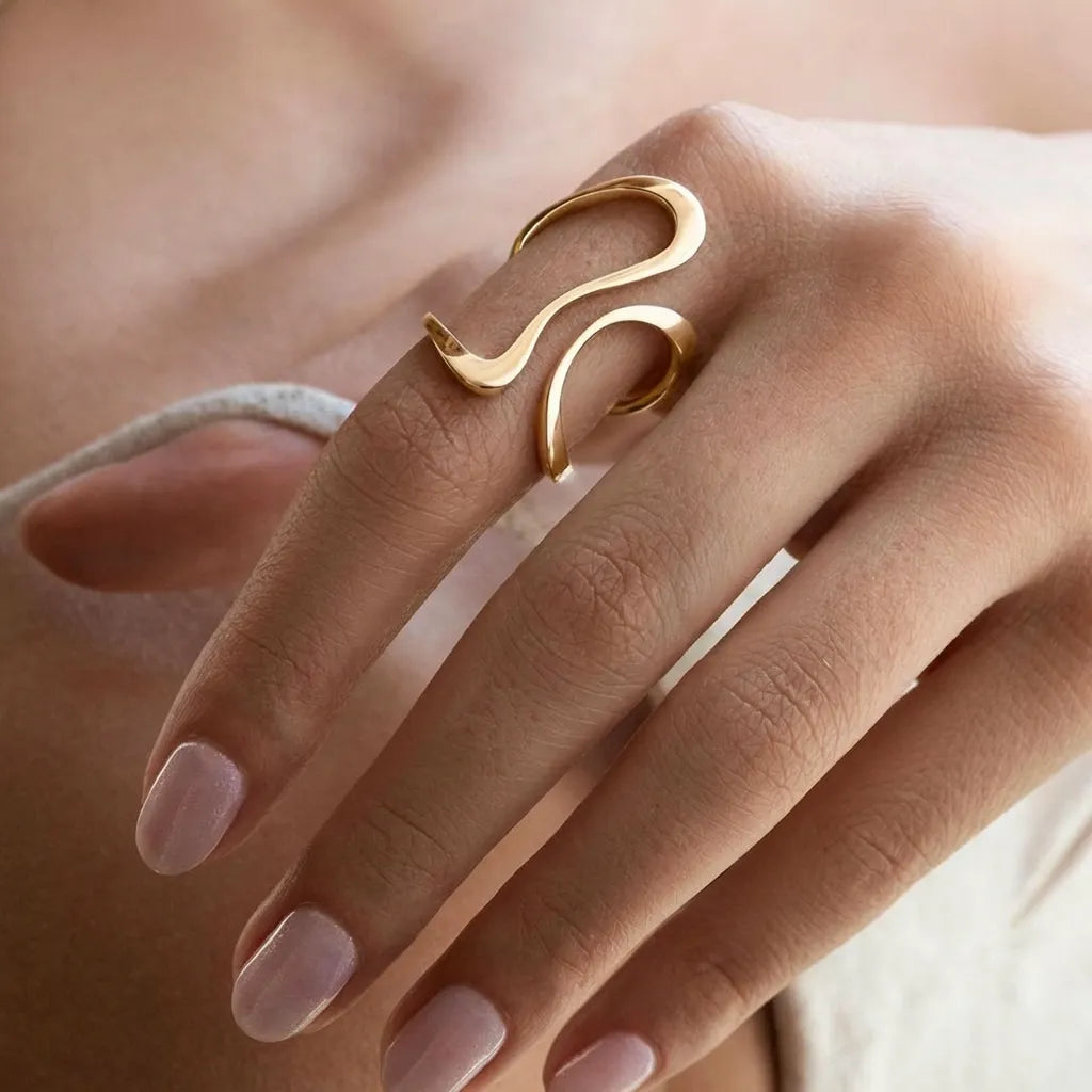 Aurélie Mosaic Gold Ring