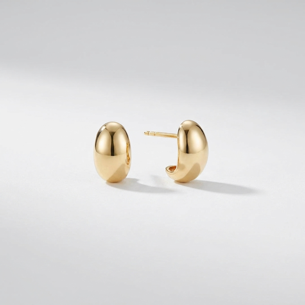 Juliet Gold Stud Earrings