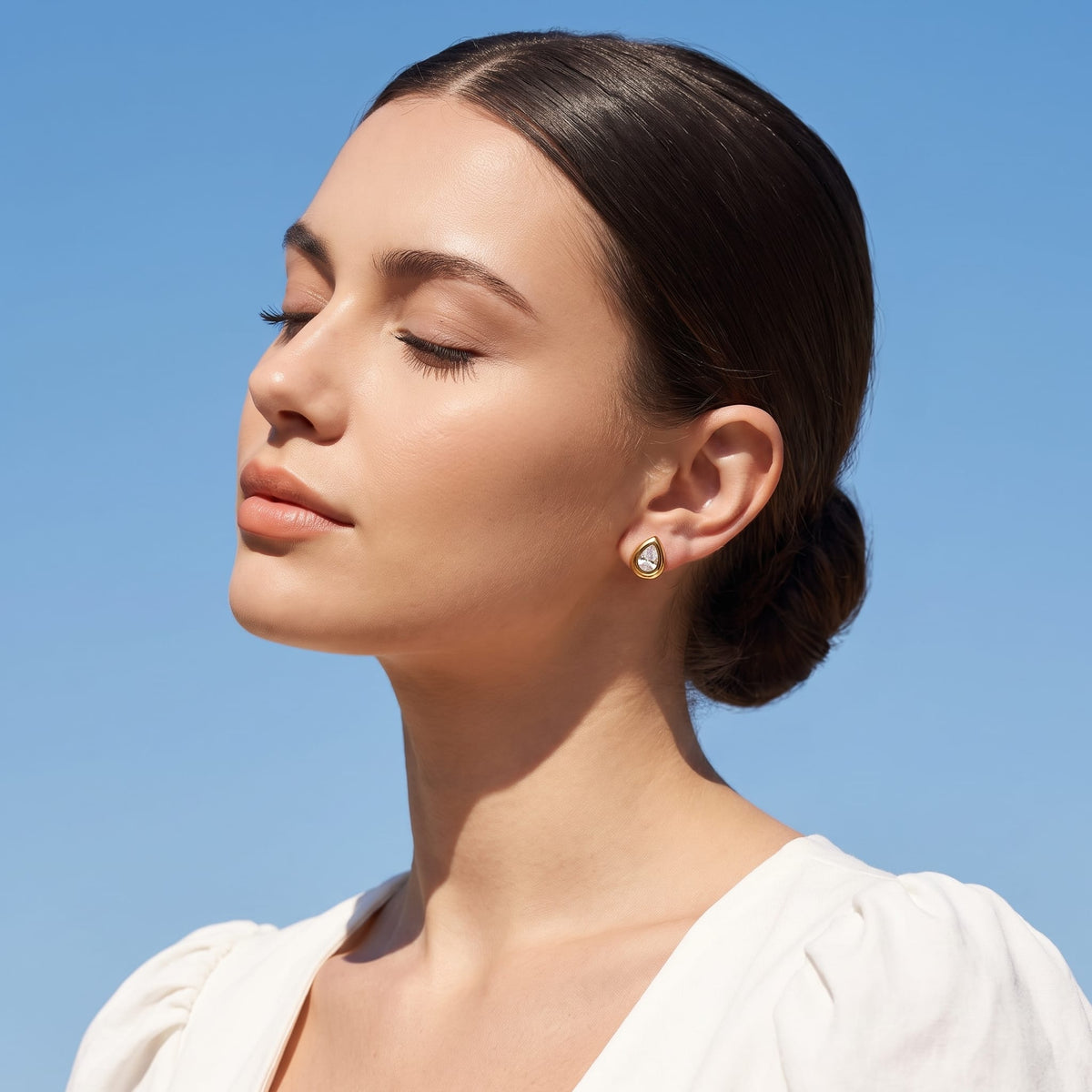 Bold Teardrop Studs