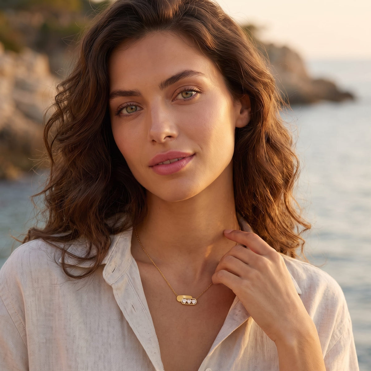 Triple Heart Necklace