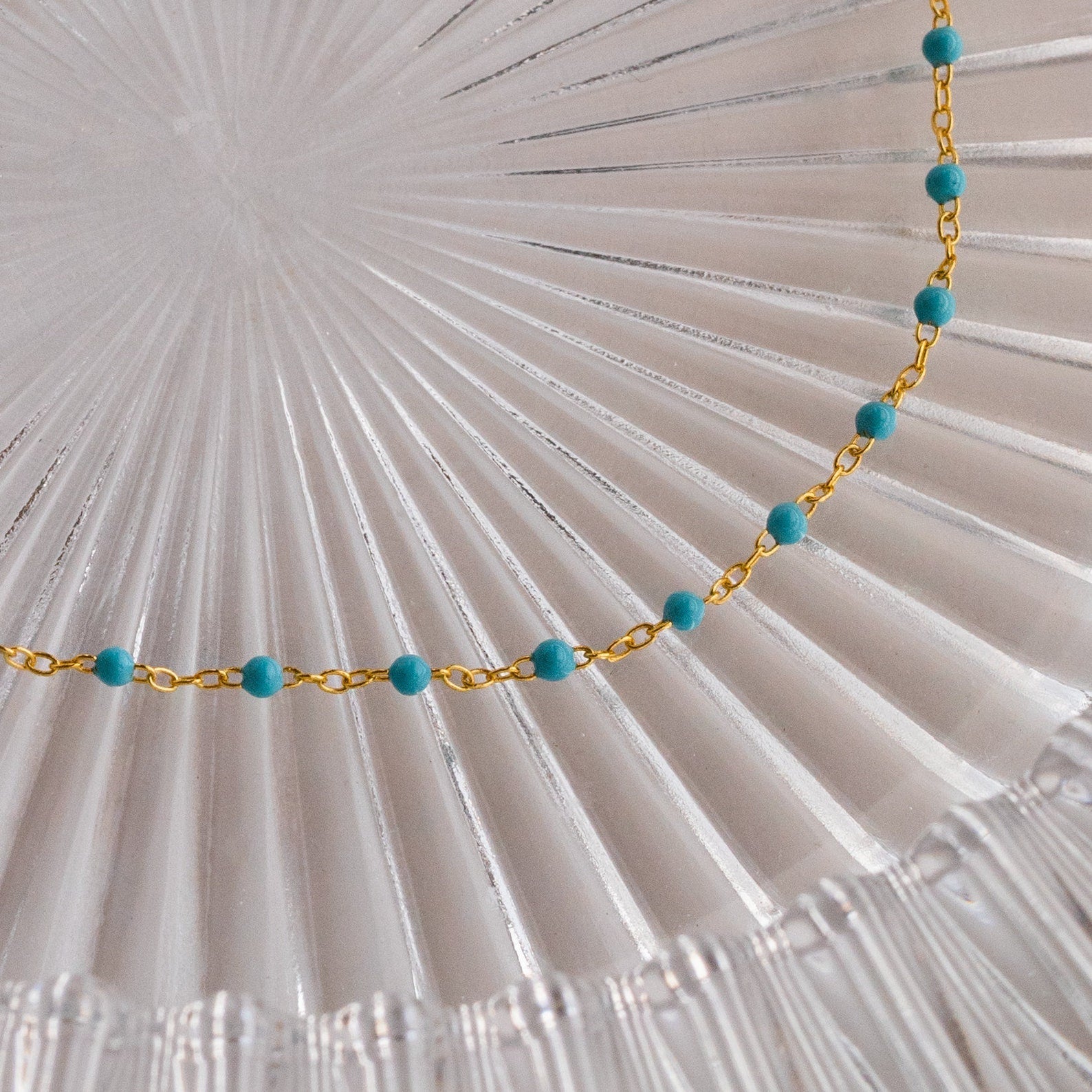 Capri Turquoise Chain Anklet