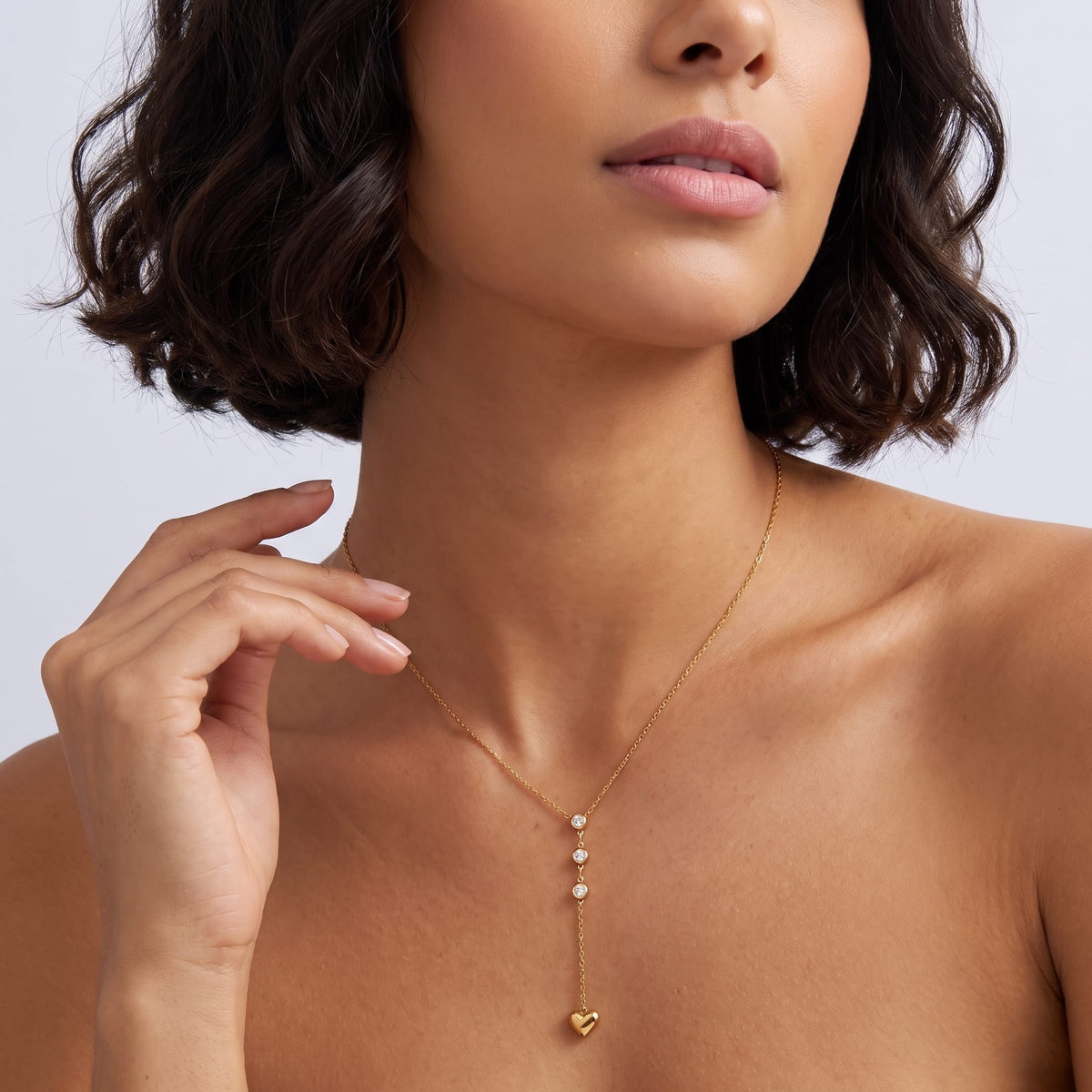 Heart Lariat Necklace