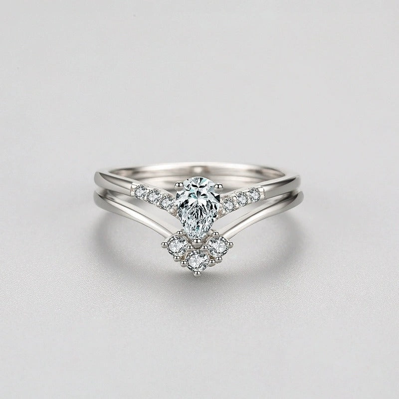 Élodie Crystal Duo Ring