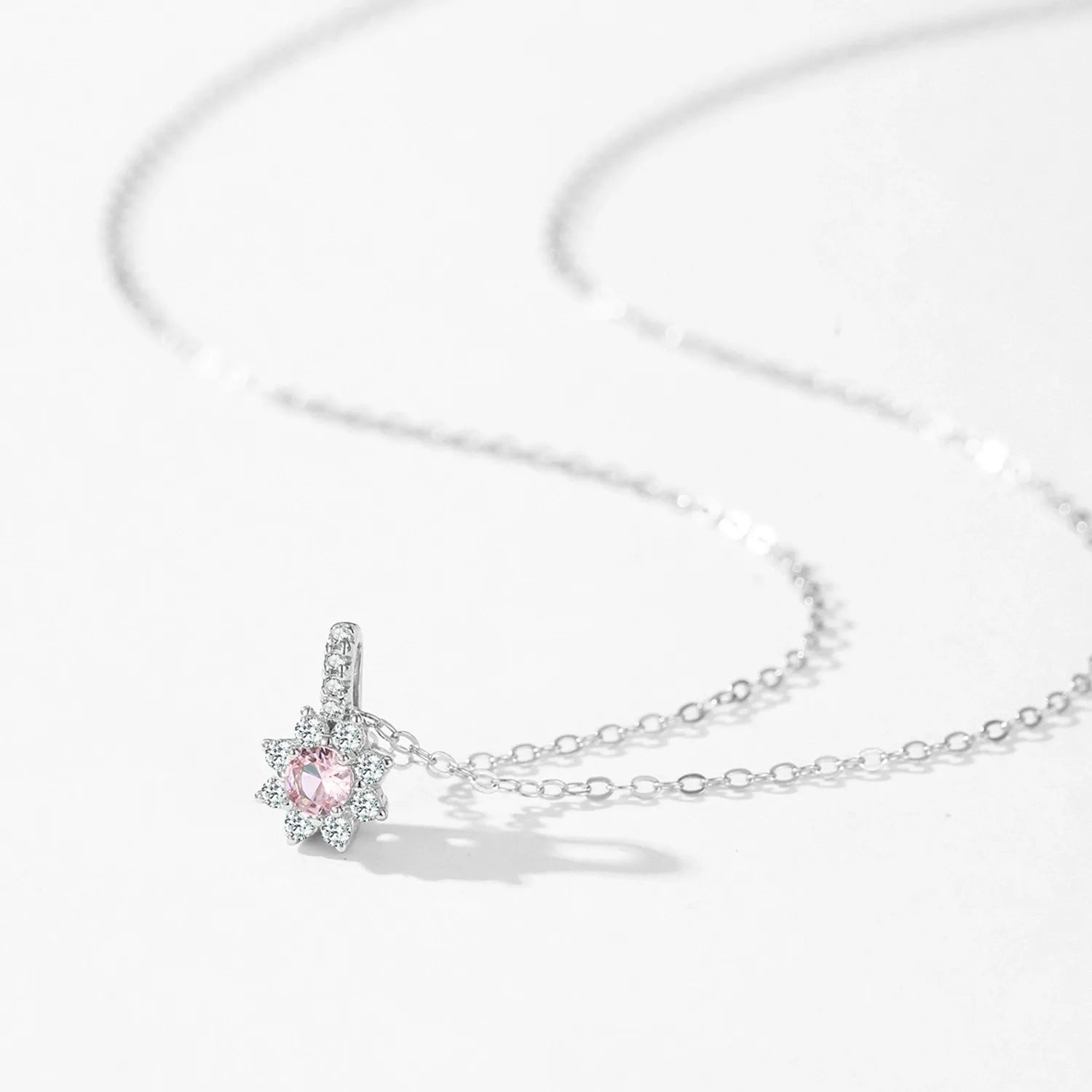Élodie Rosé Crystal Necklace