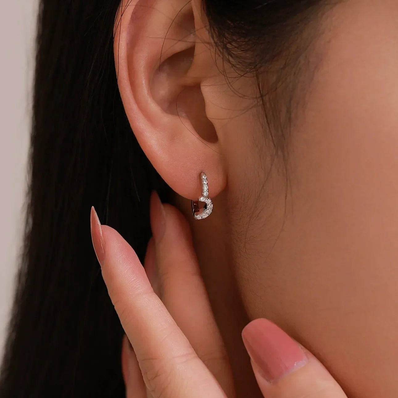 Anais Diamond Moon Hoops