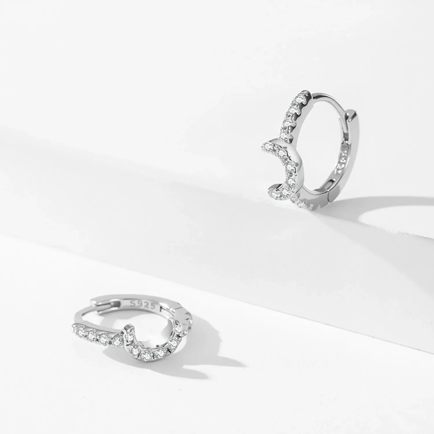 Anais Diamond Moon Hoops