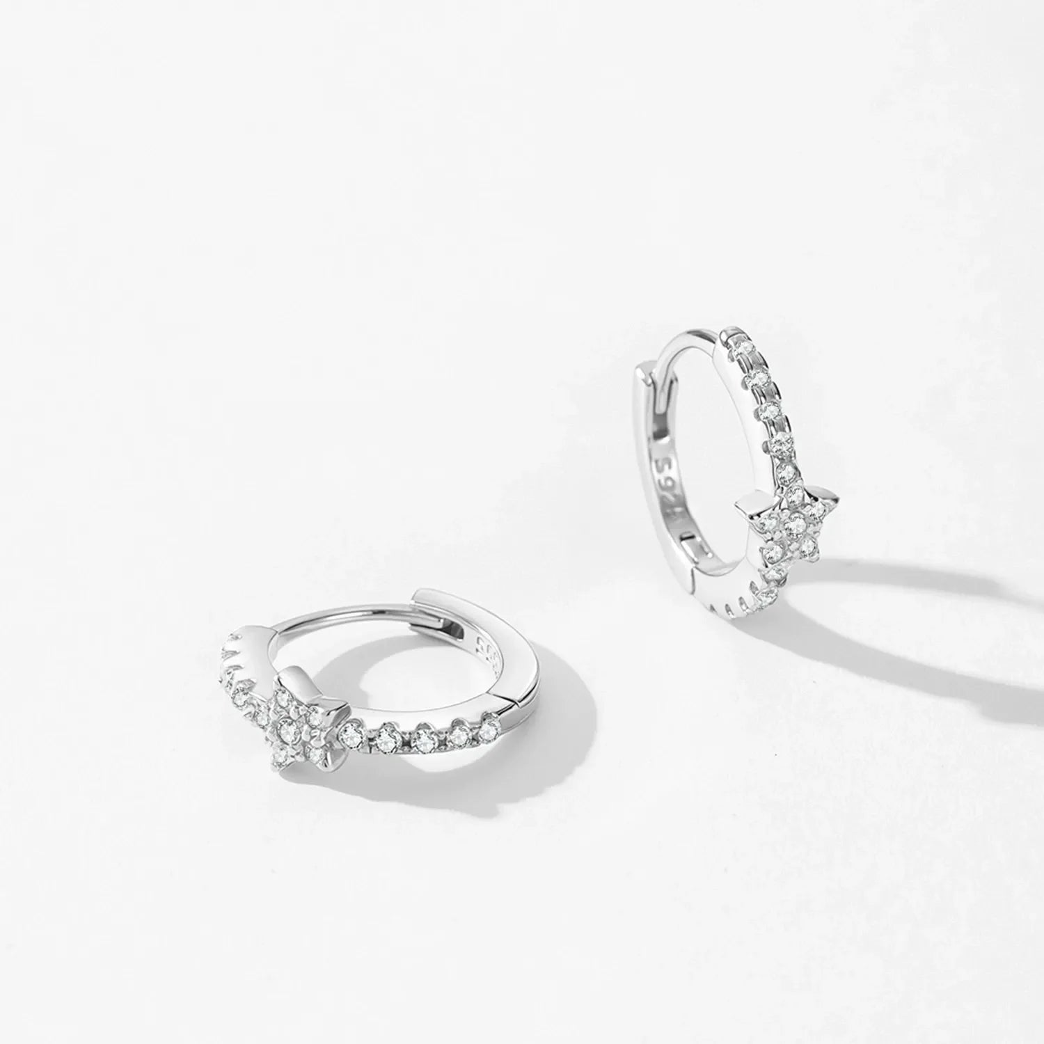 Anais Diamond Star Hoops