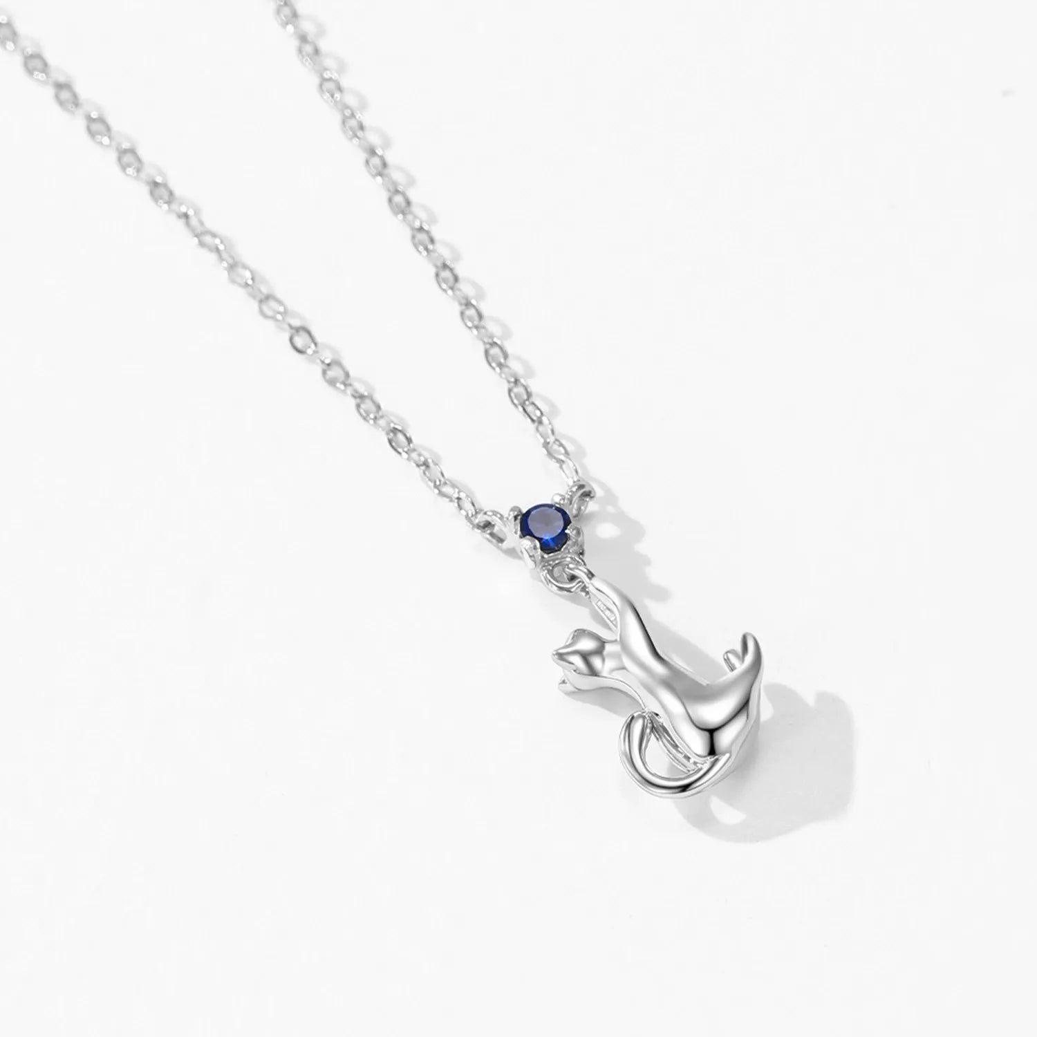 Lilou Silver Kitten Necklace