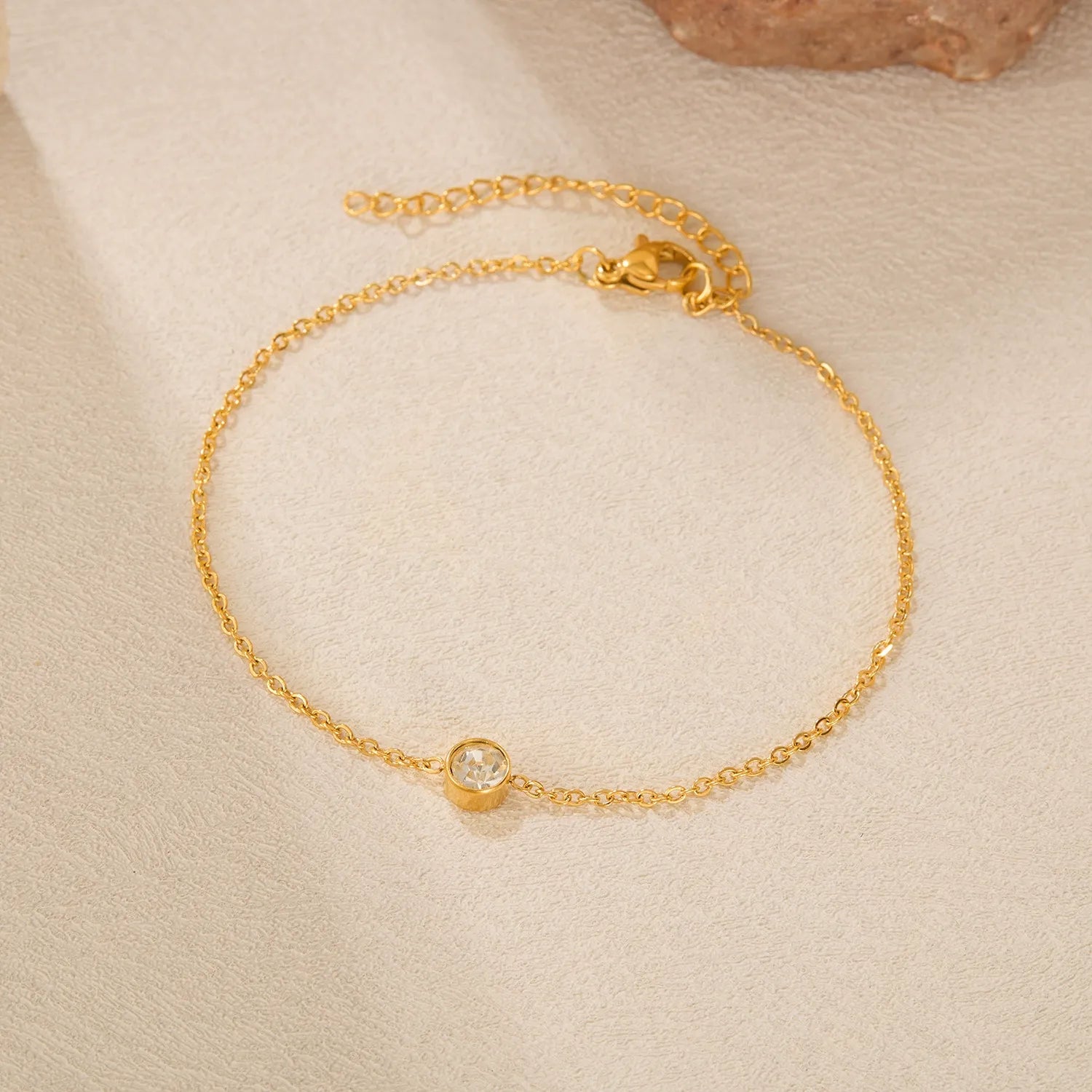 Emma Crystal Anklet
