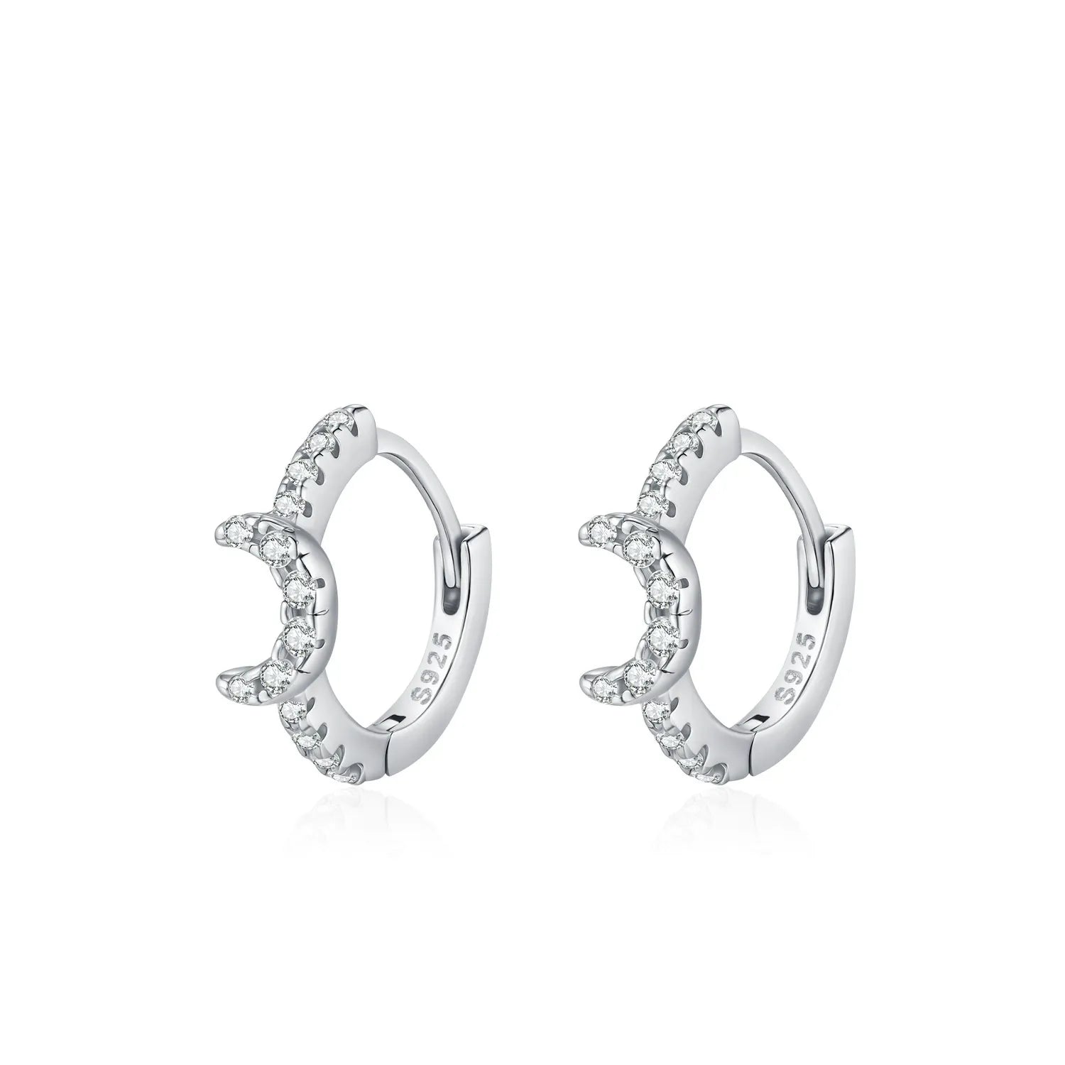 Anais Diamond Moon Hoops