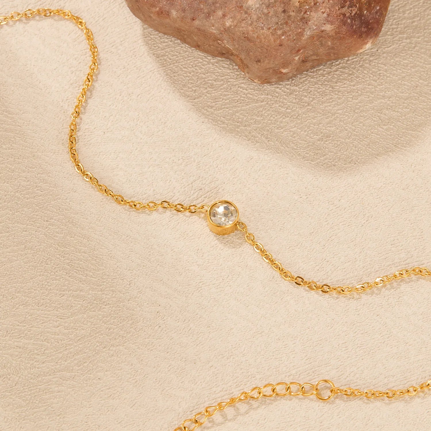 Emma Crystal Anklet