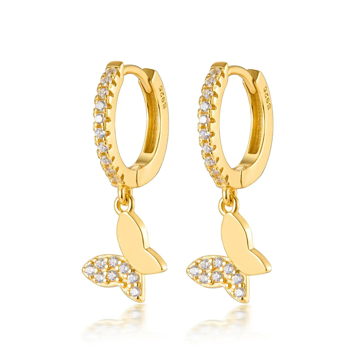 Celina Butterfly Charm Earrings