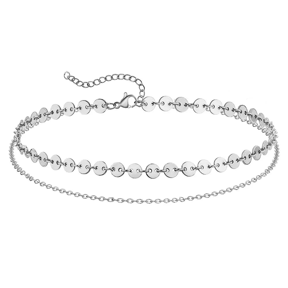 Eliane Disc Anklet