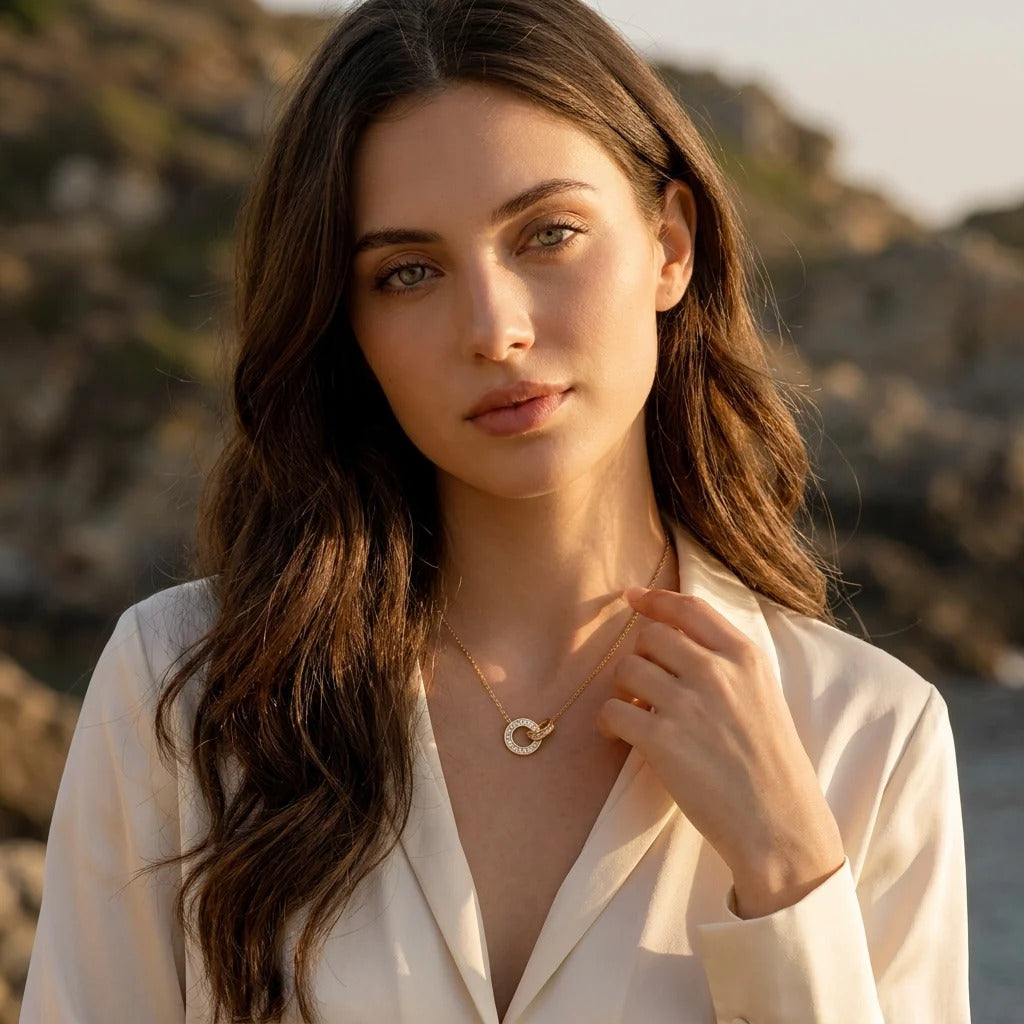 Amira Crystal Unity Necklace