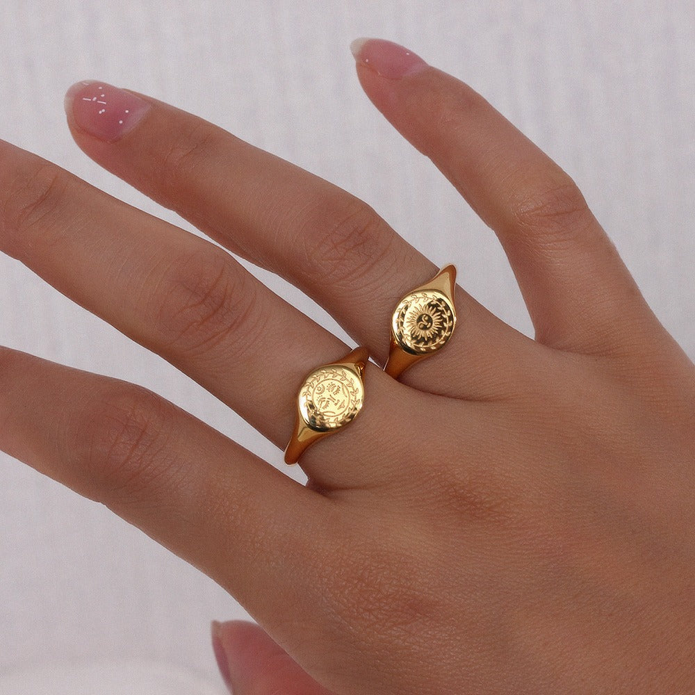 Selestia Sun Gold Ring