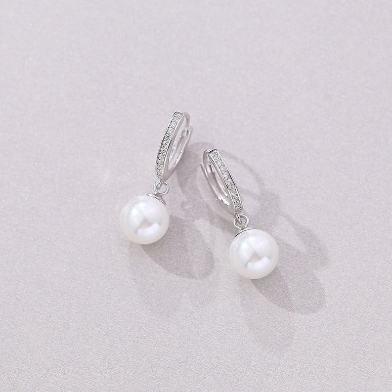 Anaïs Pavé Pearl Earrings