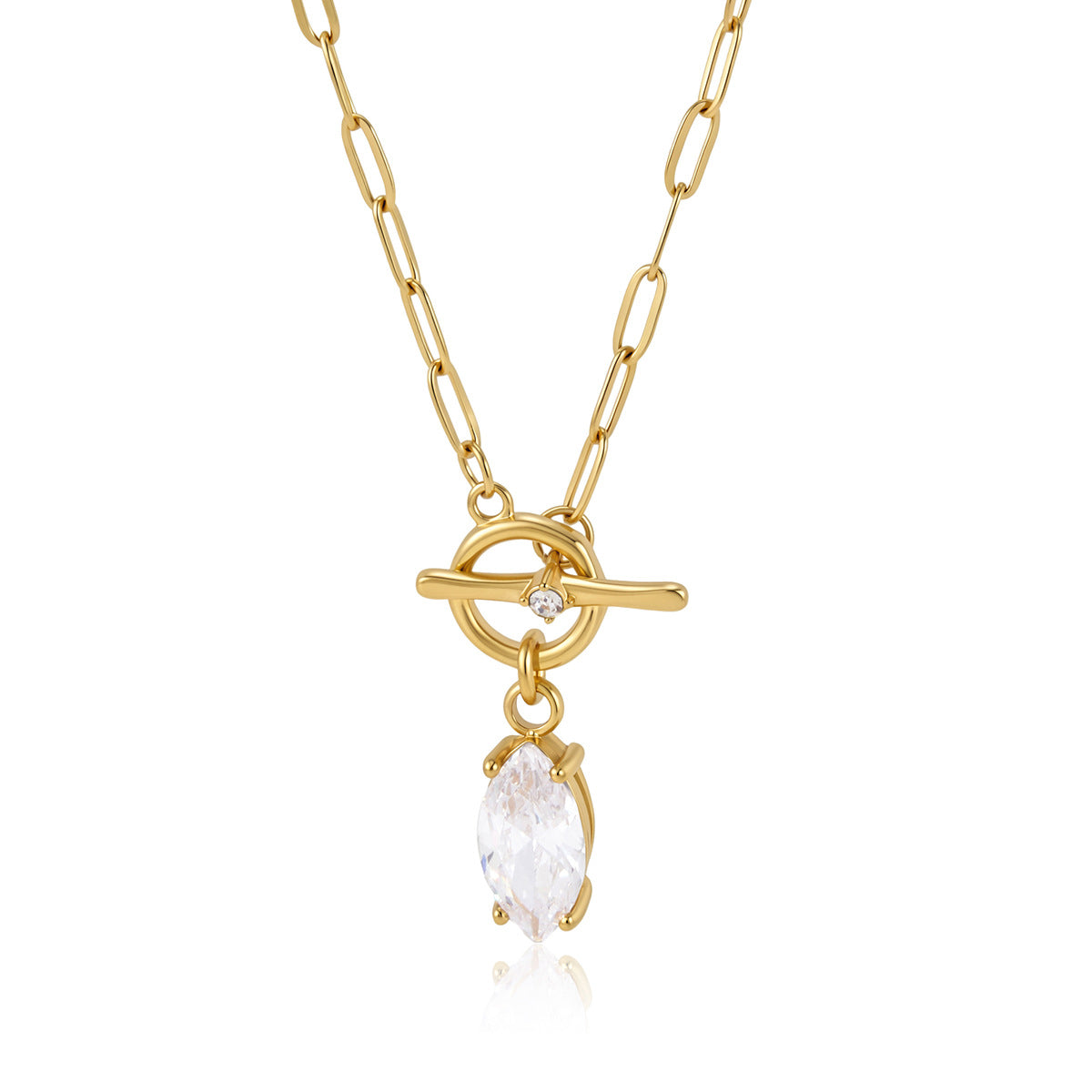 Marquise Toggle Necklace