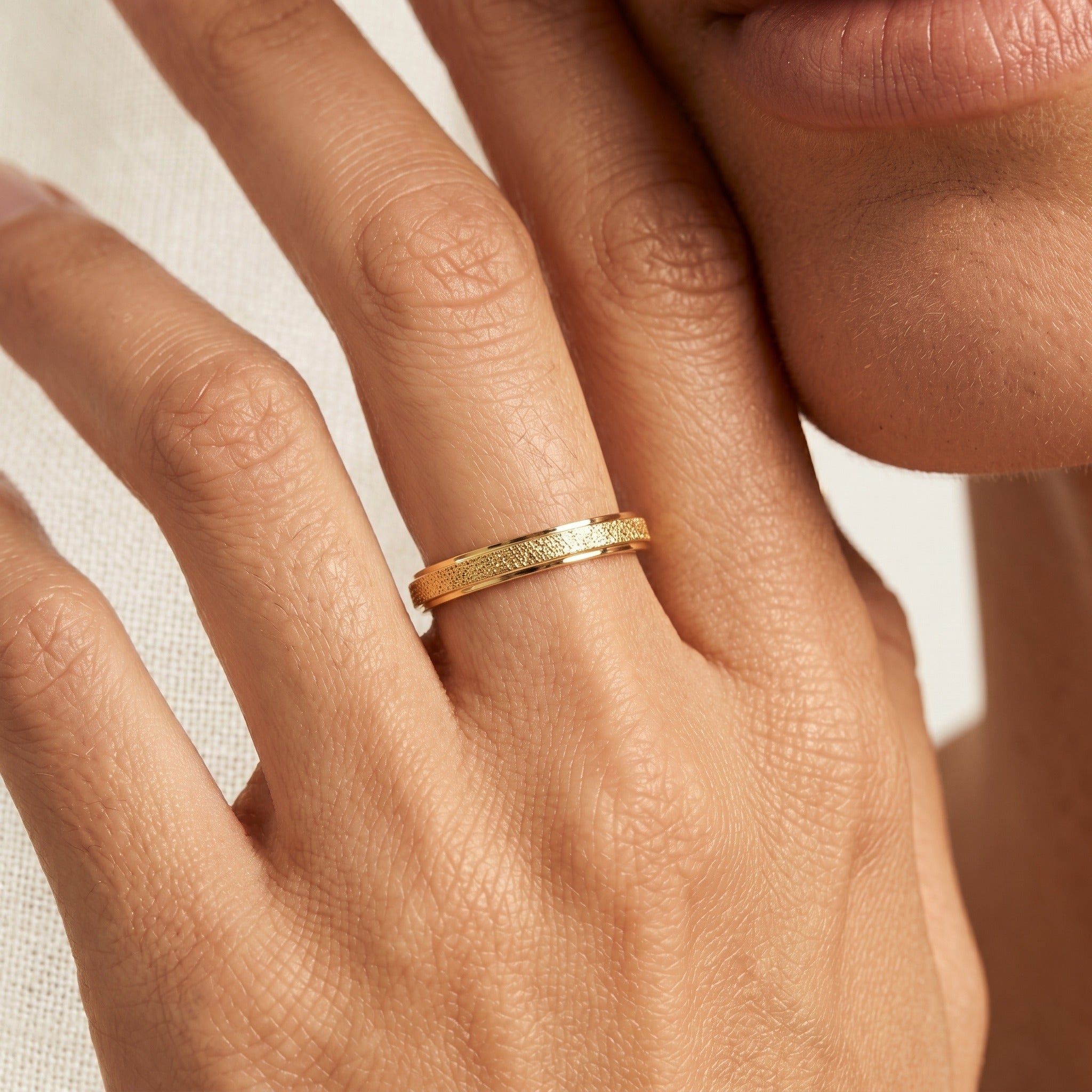 Soline Slim Gold Ring