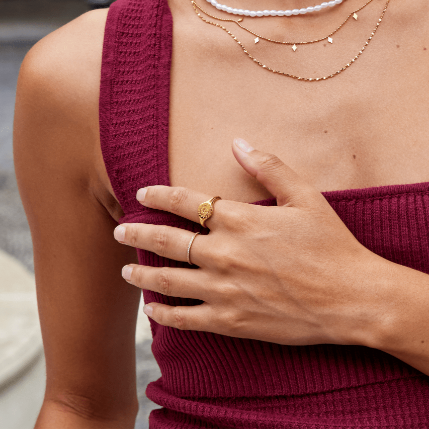 Selestia Sun Gold Ring