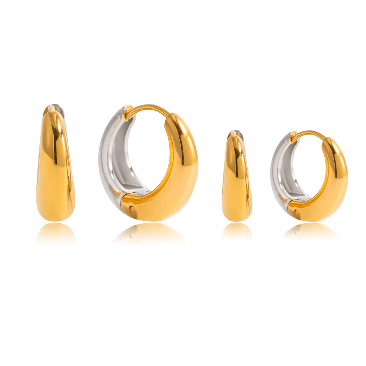 Two-Tone Dome Hoops