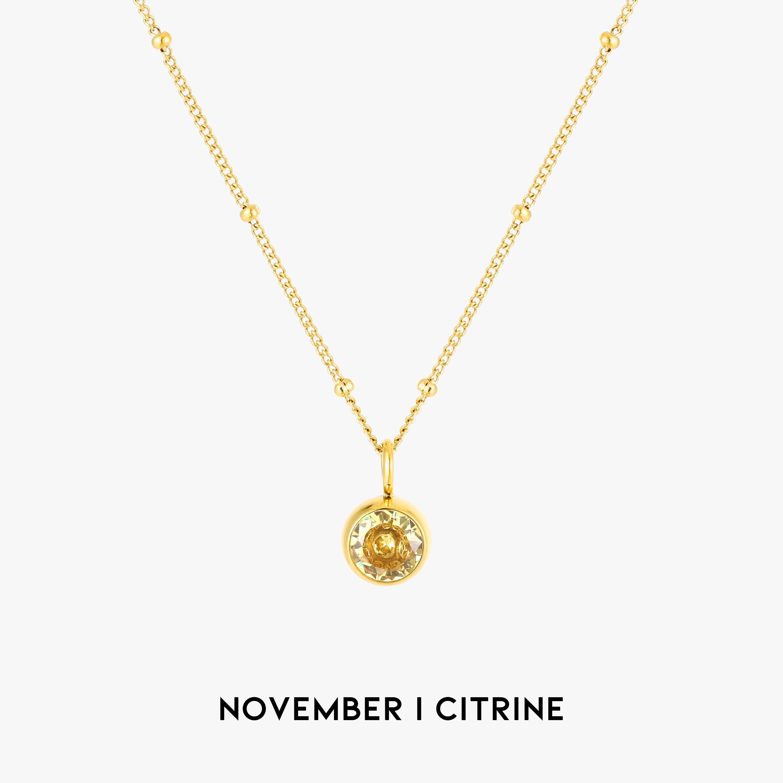 Amélie Birthstone Pedant Necklace