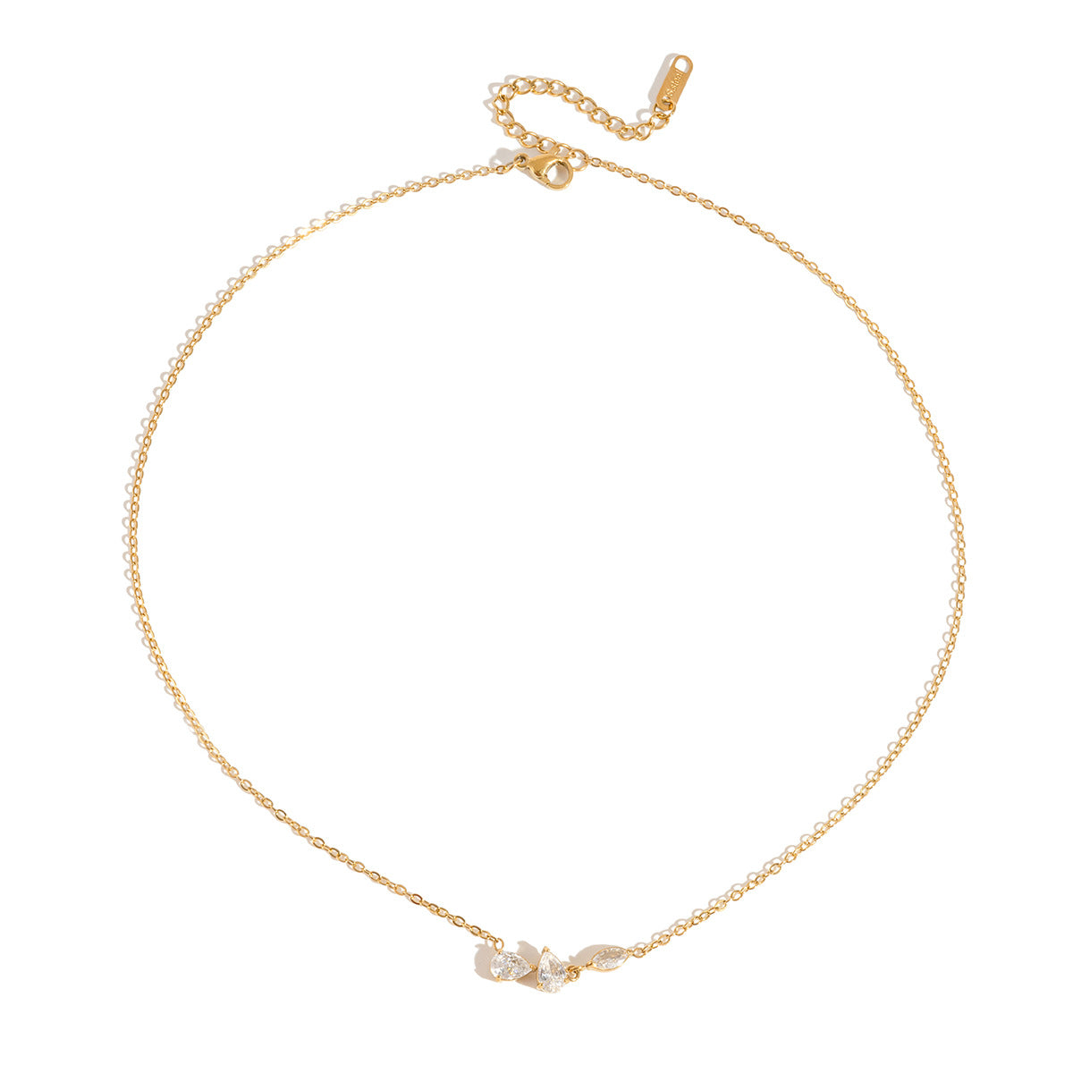 Crystal Petal Necklace