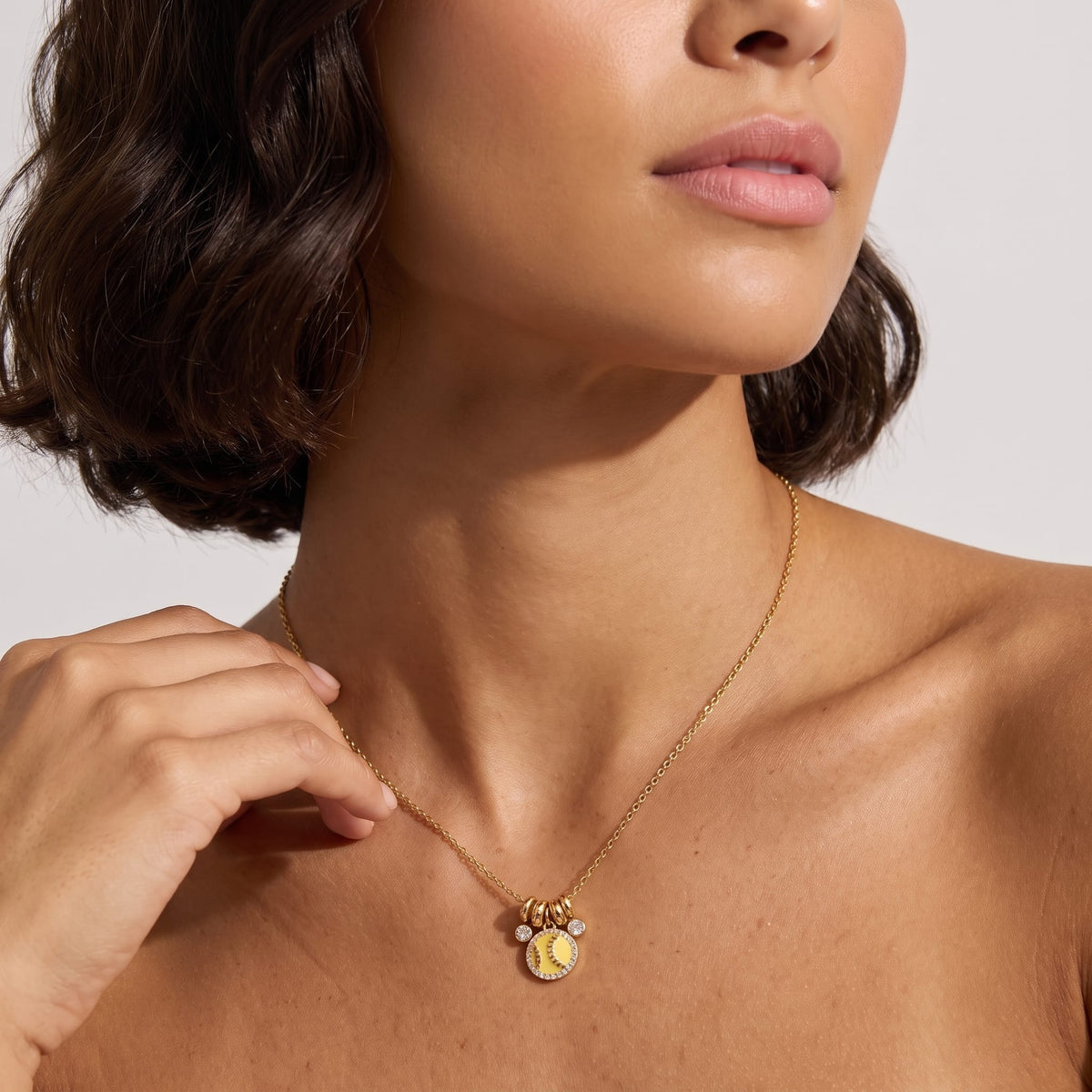 Softball Charm Necklace