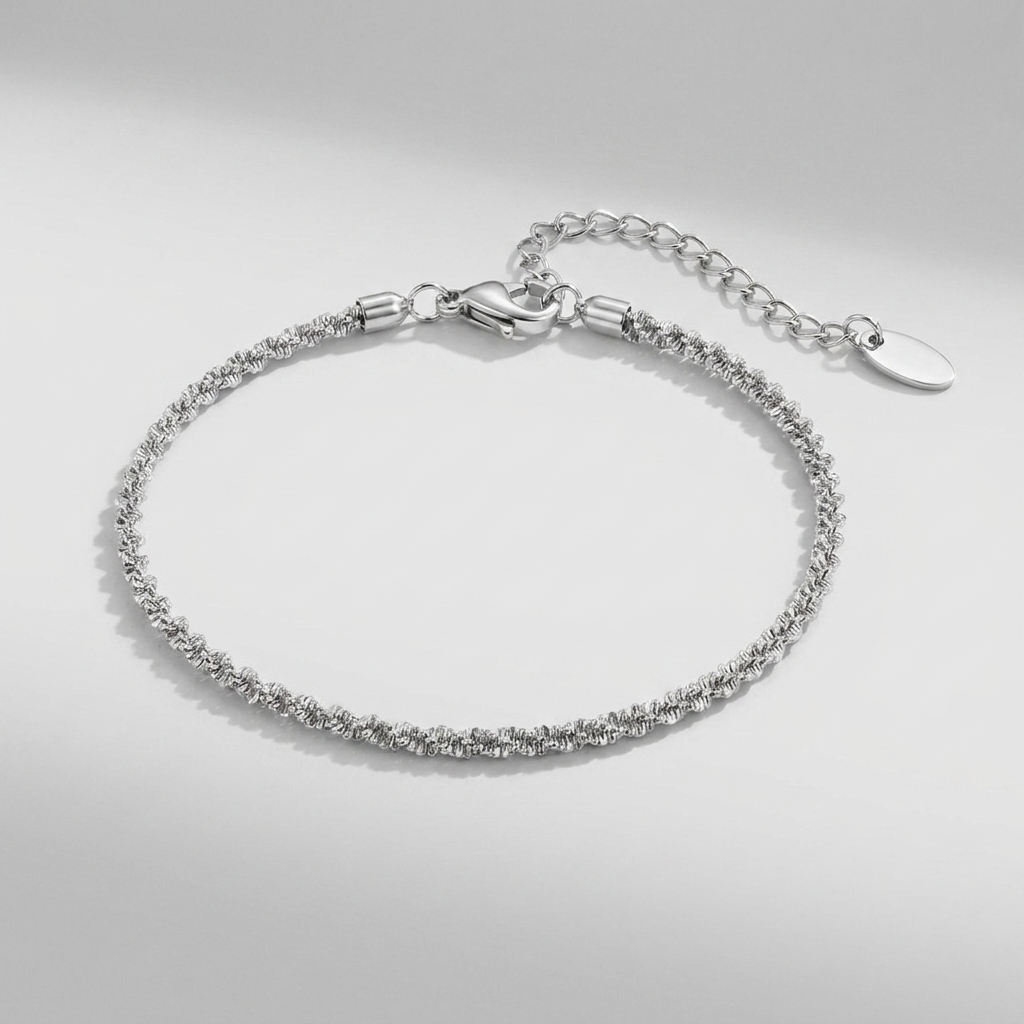 Abigail Gold Chain Bracelet in 18K Gold Finish