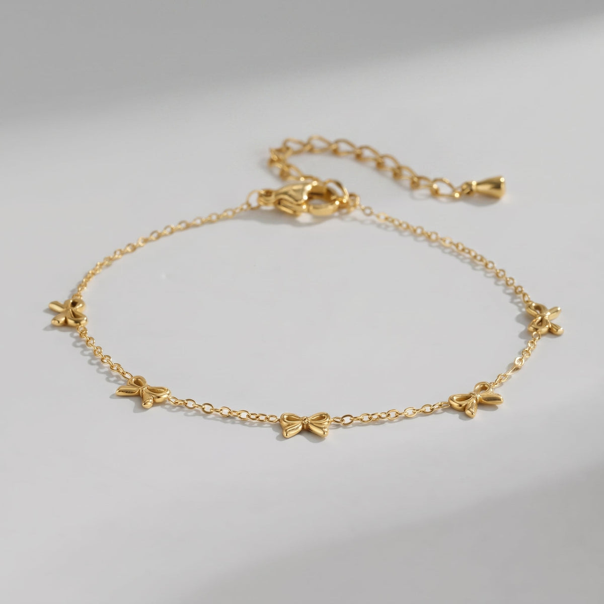 Chiara Gold Bow Bracelet