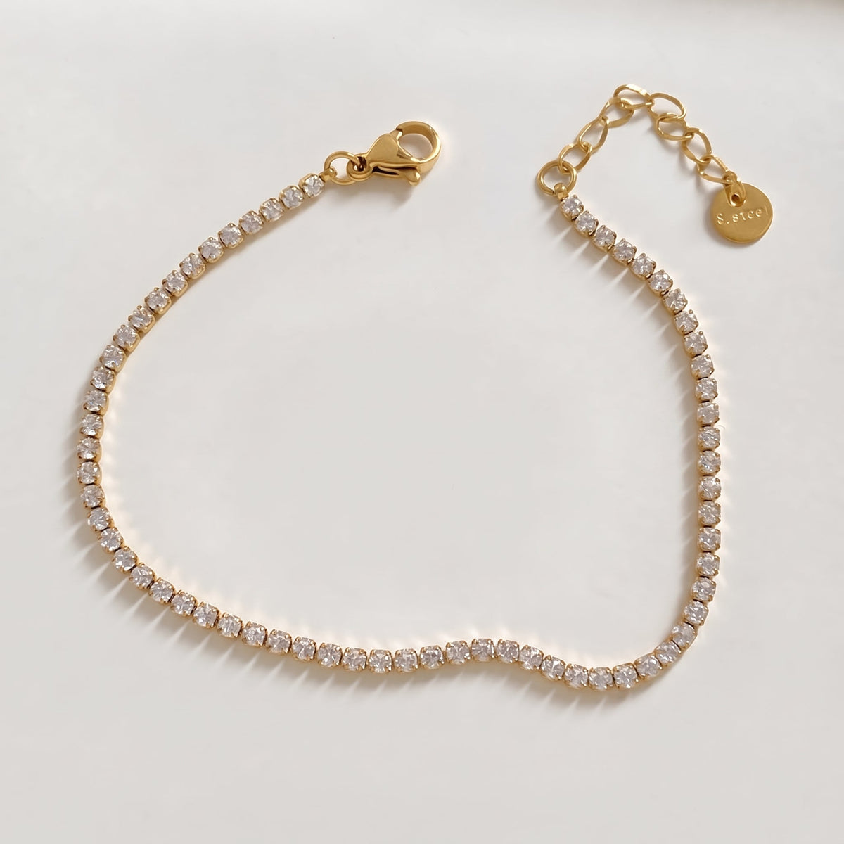 Bianca Gold Tennis Bracelet