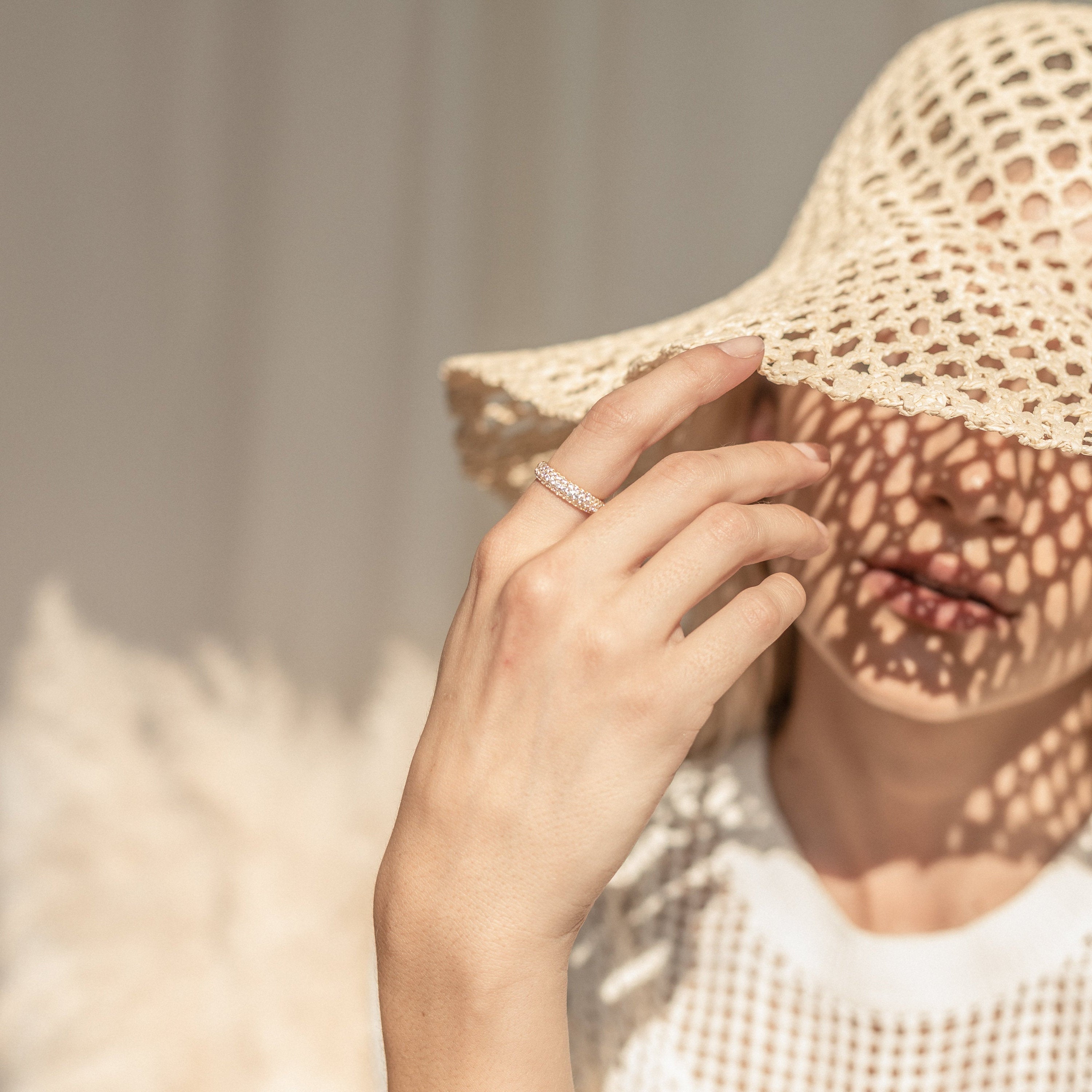 Emilie Luxe Pavé Ring