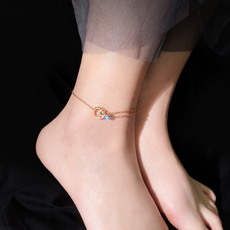 Ramona Crystal Anklet