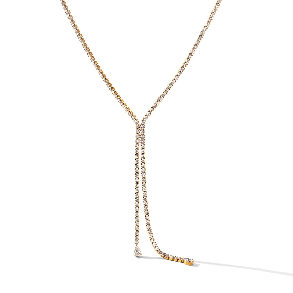 Tennis Lariat Necklace