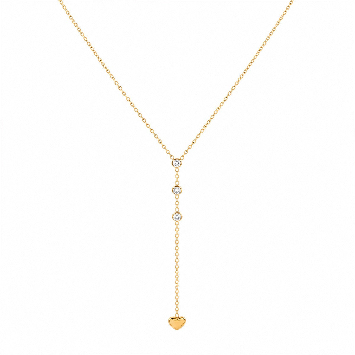 Heart Lariat Necklace
