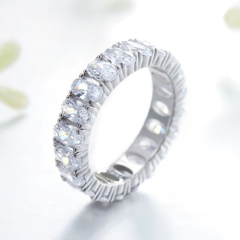 Amelia Eternity Silver Ring
