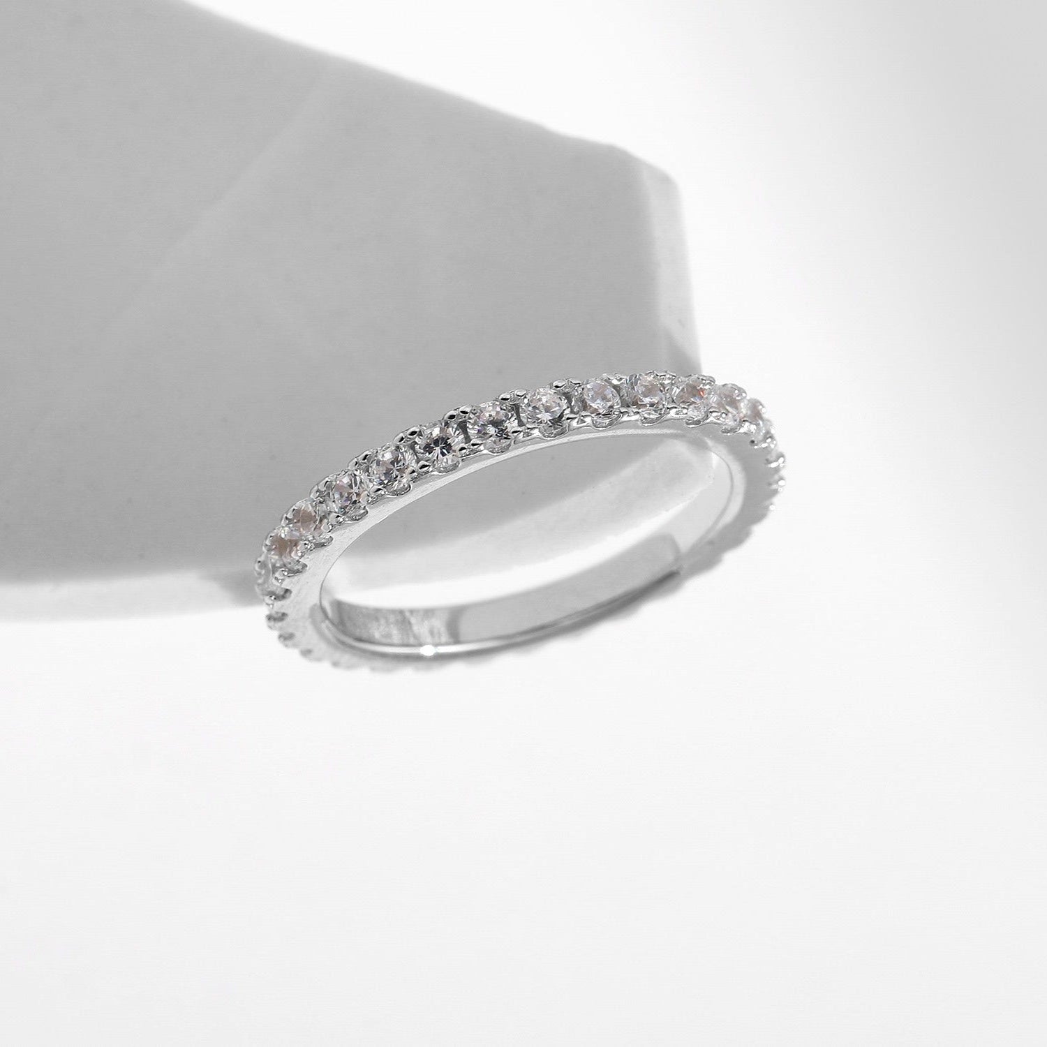 Emma Eternity Silver Ring