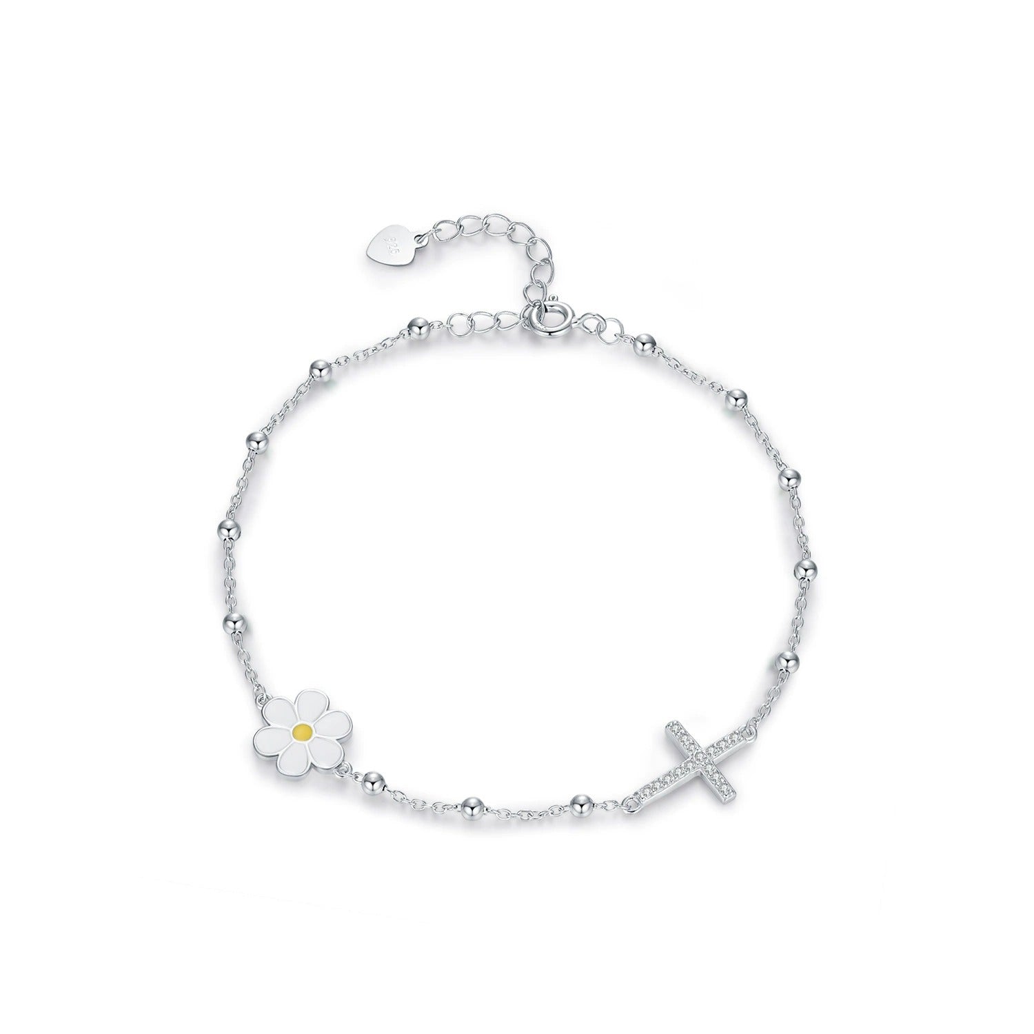 Olivia Marguerite Cross Bracelet