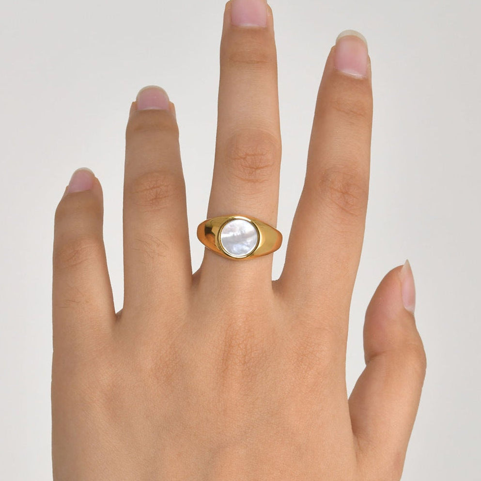 Mother Of Pearl Ring