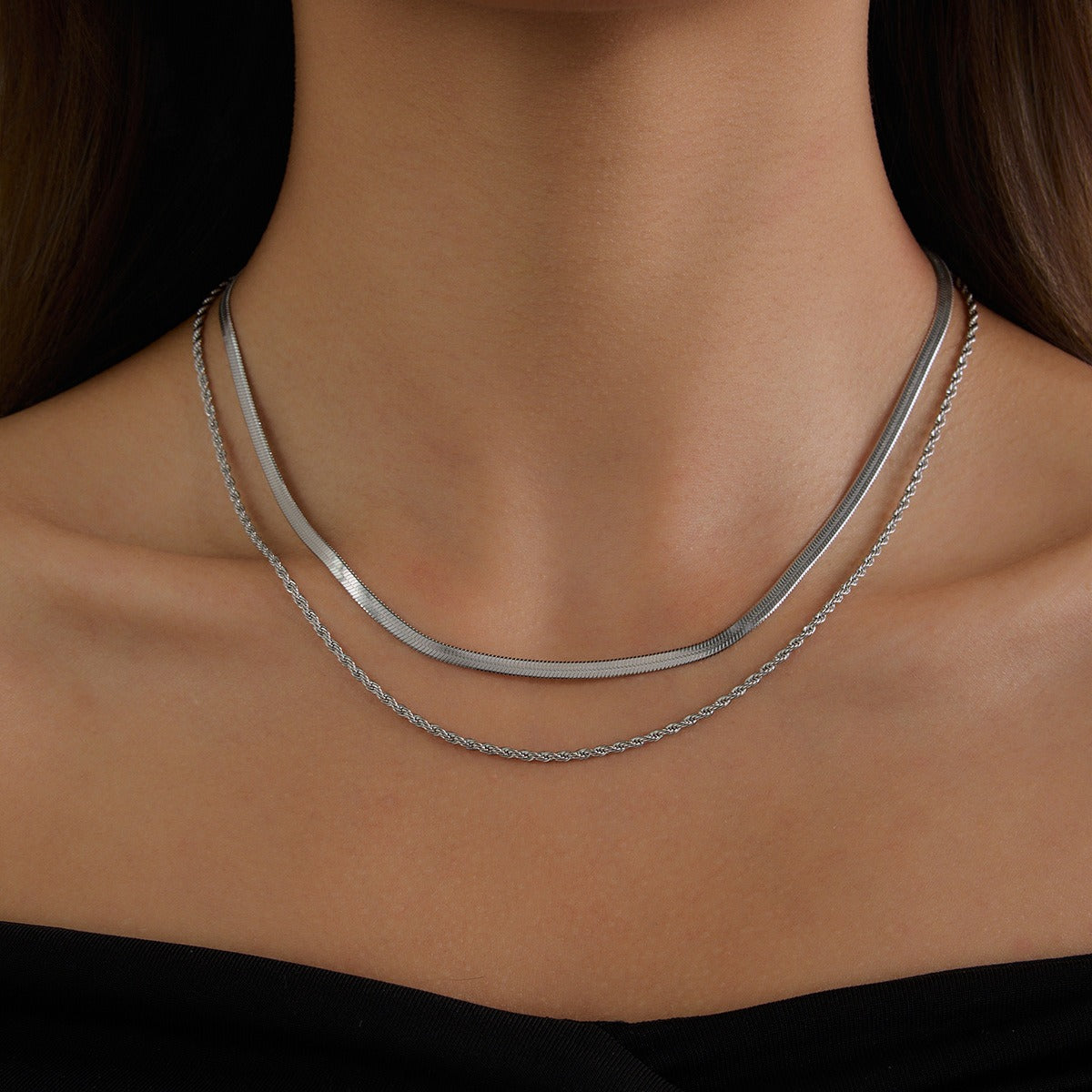Hailey Layered Gold Necklace