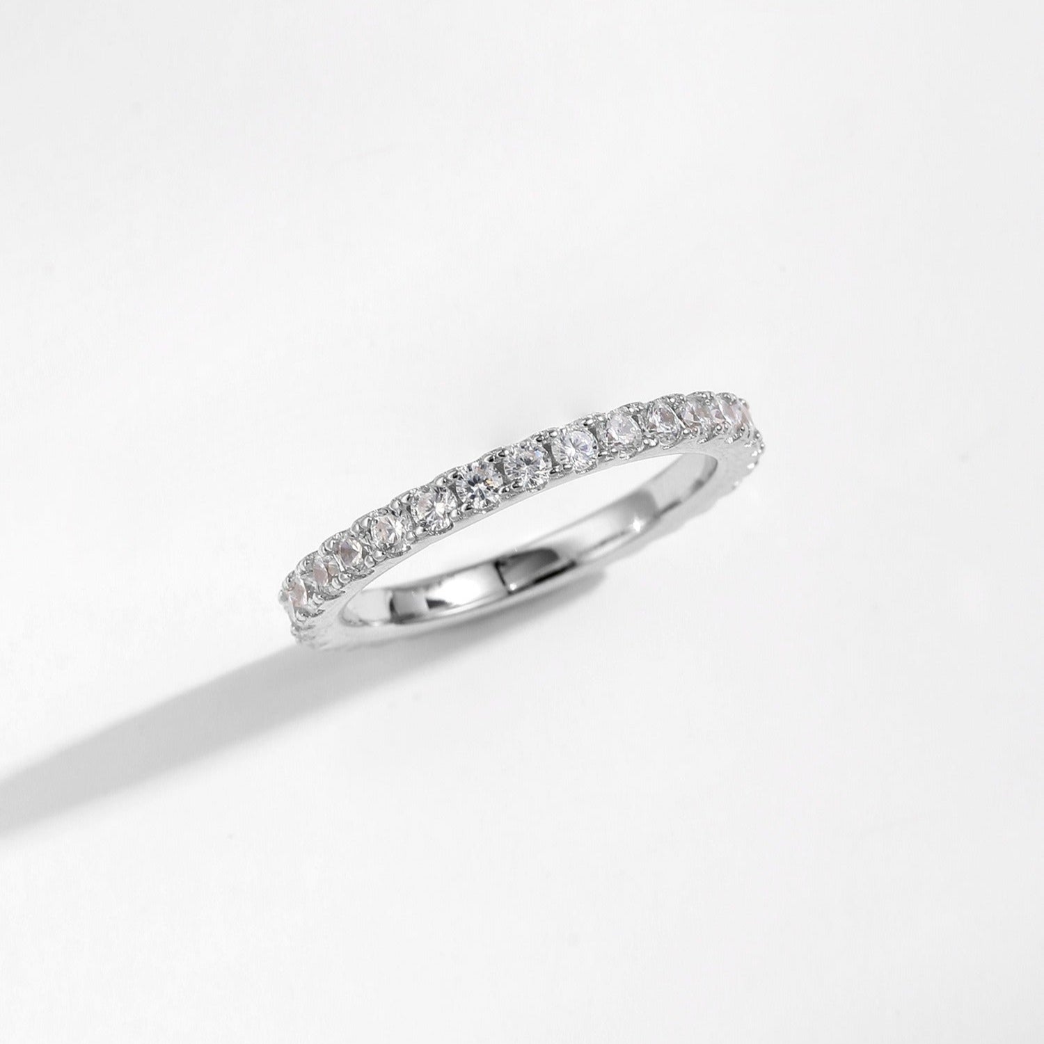 Emma Eternity Silver Ring