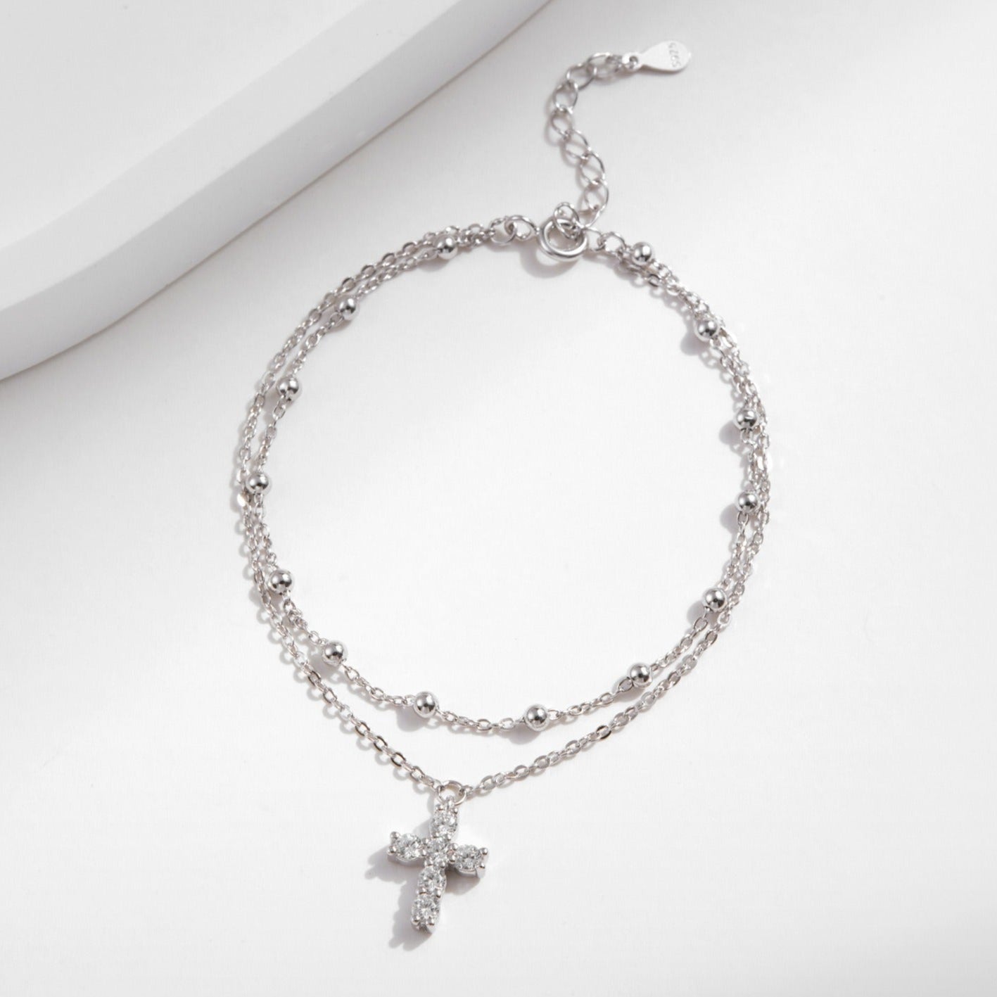 Chloé Crystal Cross Bracelet