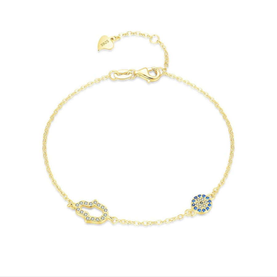 Chloé Hamsa & Evil Eye Bracelet