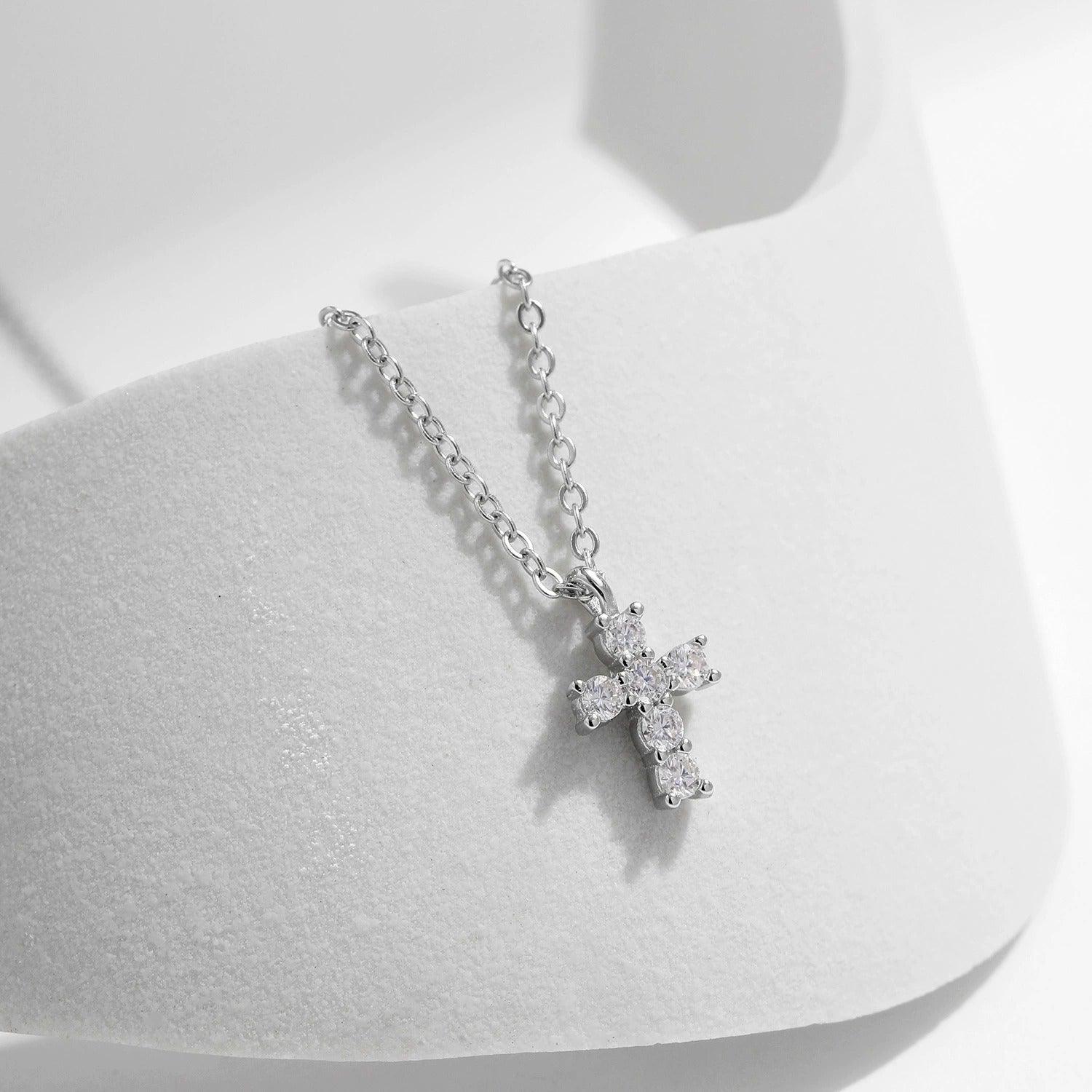 Aurélie Crystal Cross Pendant
