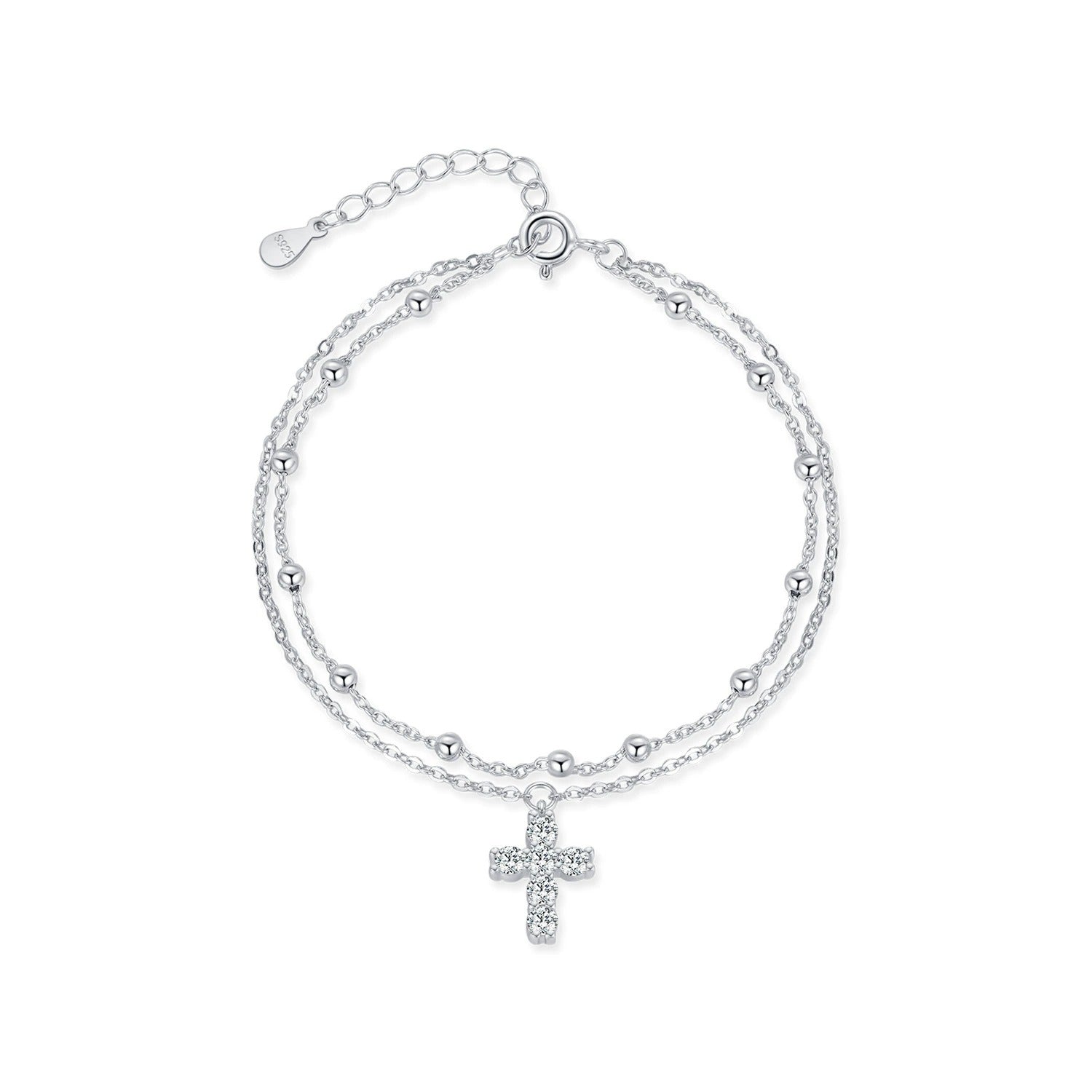 Chloé Crystal Cross Bracelet