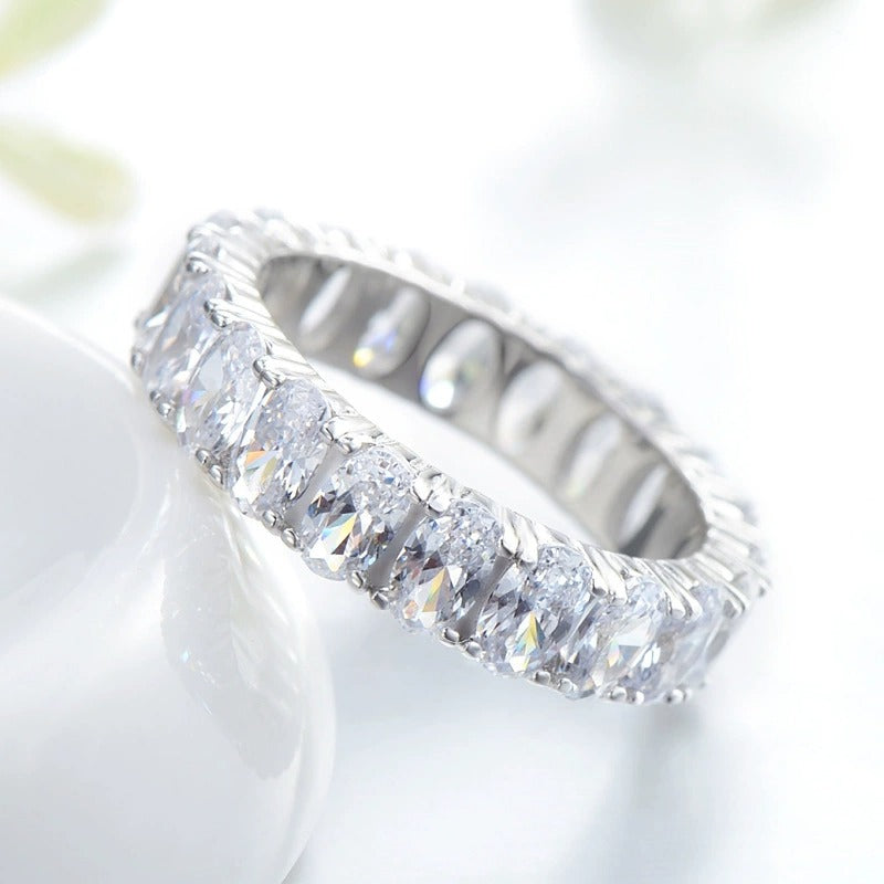 Amelia Eternity Silver Ring