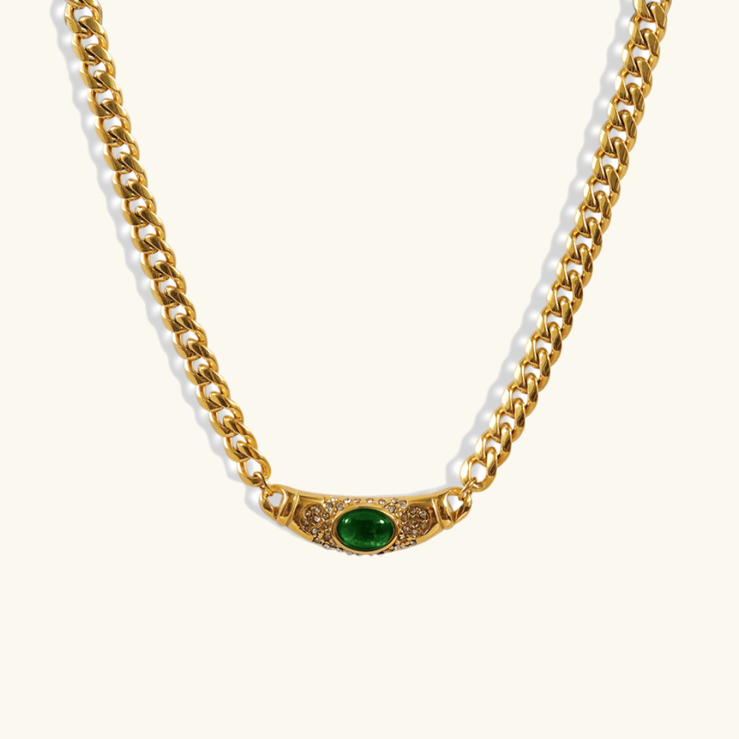 Lora Vintage Gold Necklace